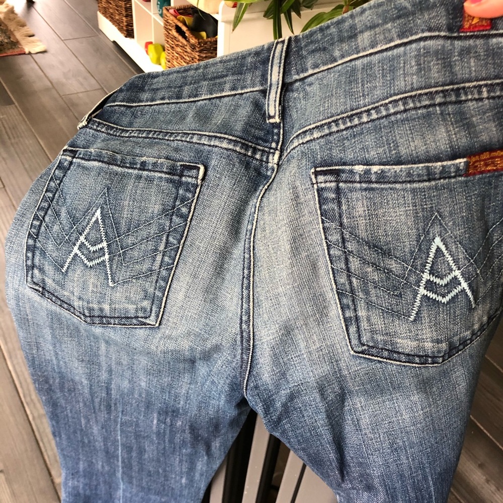 For all mankind A pocket jeans, size 27, blue A